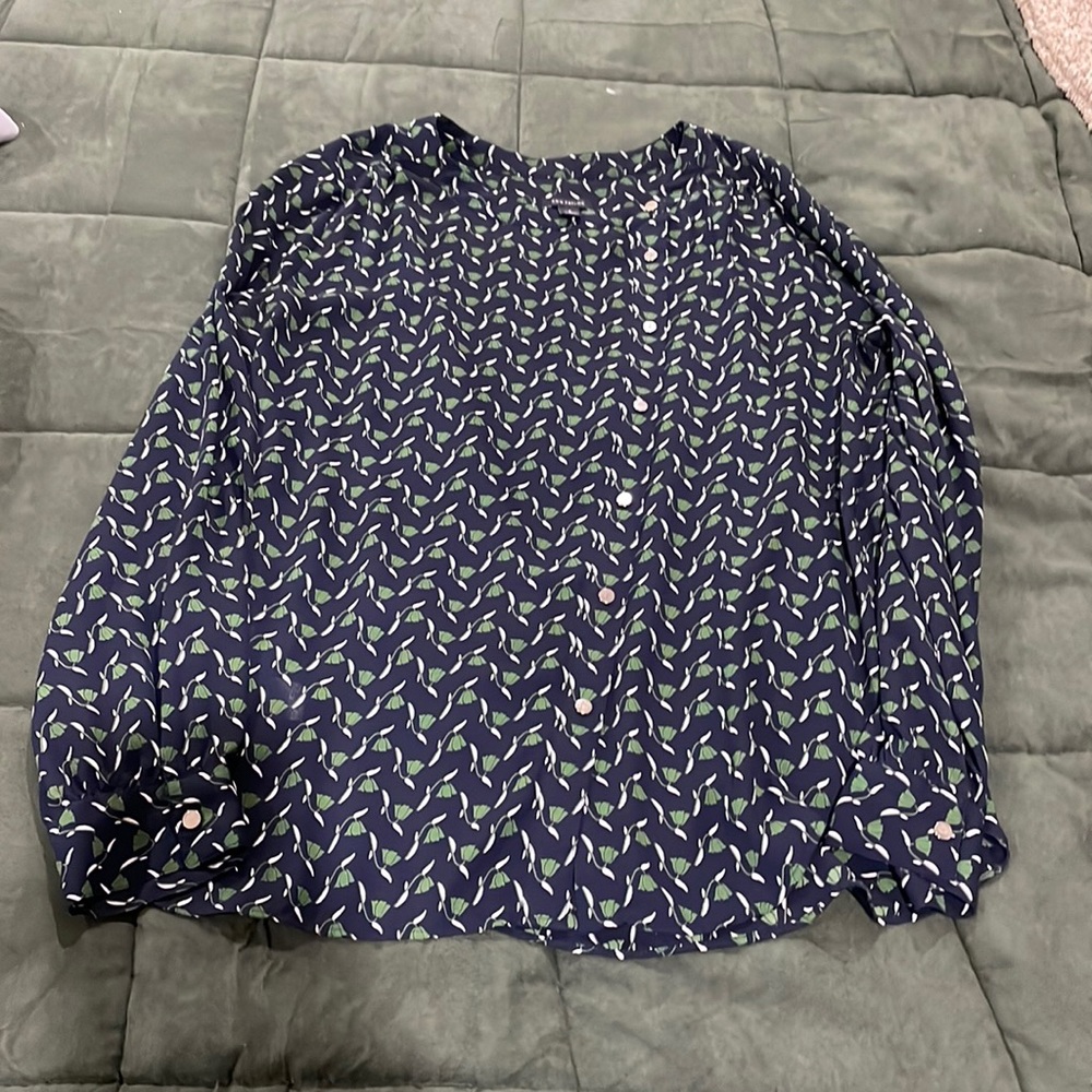 Ann Taylor size medium long sleeve dress blouse